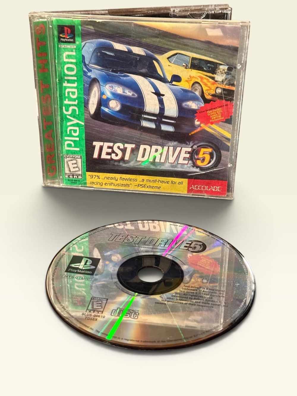 Test Drive 5 (Sony PlayStation 1) PS1 CIB Manual Racing E NTSC-U/C 1998